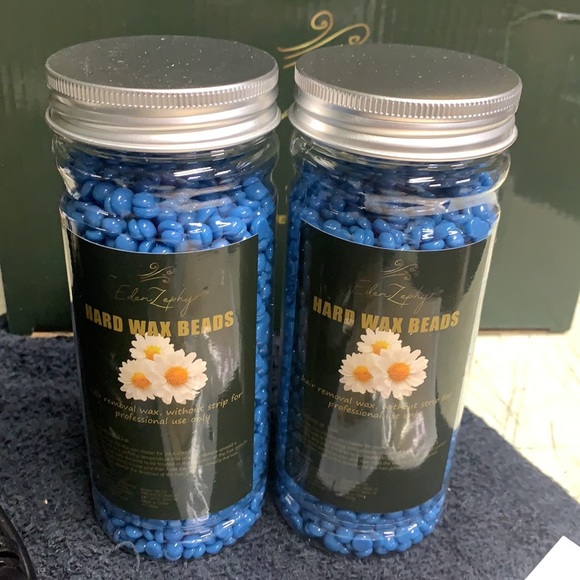 NIB Eden Zephyr Hard Wax Warmer Total Waxing Kit Black - Picture 6 of 12